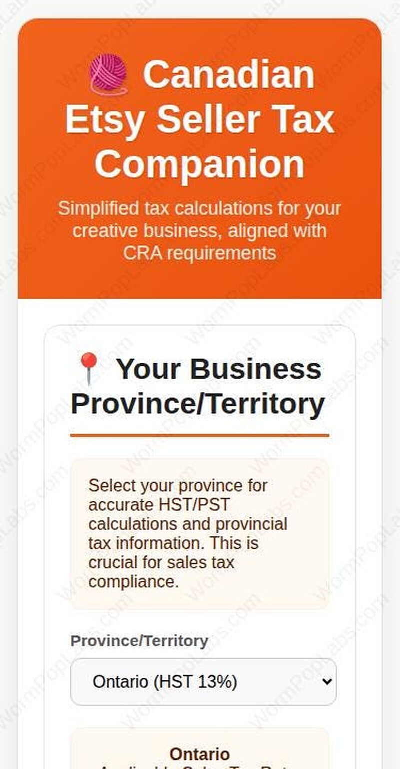 Etsy Tax & Bookkeeping Template for Canadian Small Business template, side view