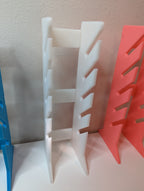 Fingerboard Display Rack - Holds Multiple Tech Decks display rack, installed view