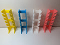 Fingerboard Display Rack - Holds Multiple Tech Decks display rack, front view