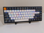 Mechanical Keyboard Display Stand - Adjustable Width - Minimalist keyboard display stand, side view