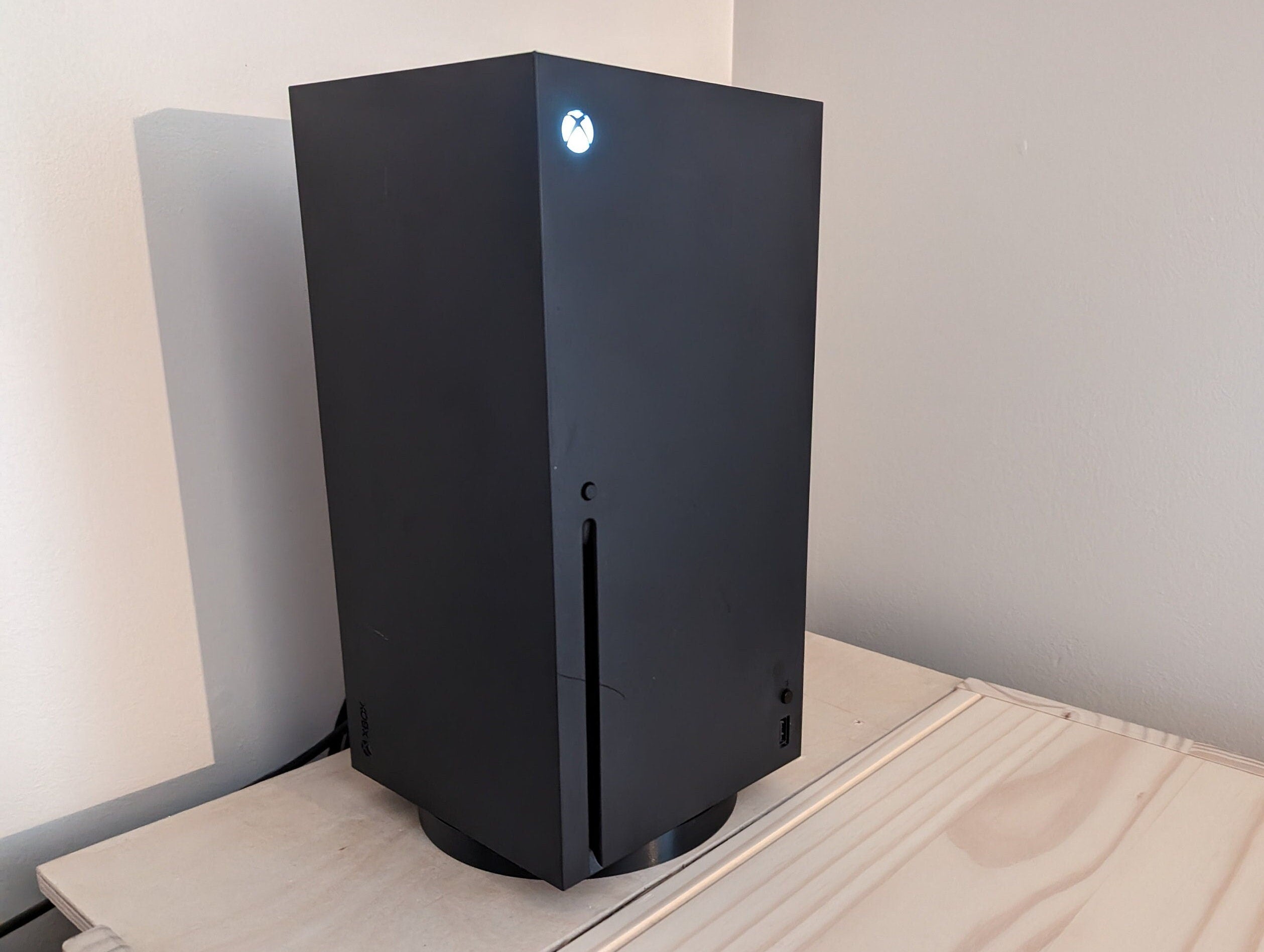Liquid Spill Guard Stand for Xbox Series X - Guard Against Spills, Improve Airflow, Reduce Heat, Improve Lifespan, Quiet Fans
