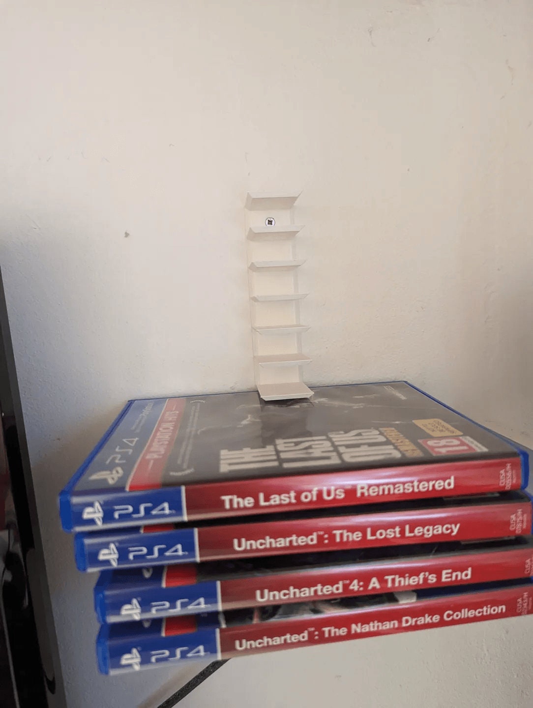 Wall Mountable 10 Slot Game Case Holders - Fits Xbox, PS4, PS5, Switch Game Cases