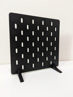 Desk Pegboard Compatible with Skadis attachments Organization hanging board with hooks - Wallmount Kit White