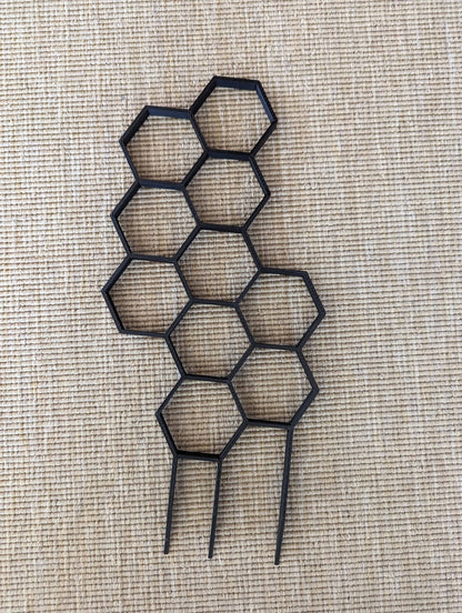 Hexagon Plant Climbing Trellis - House Plant Support Lattice