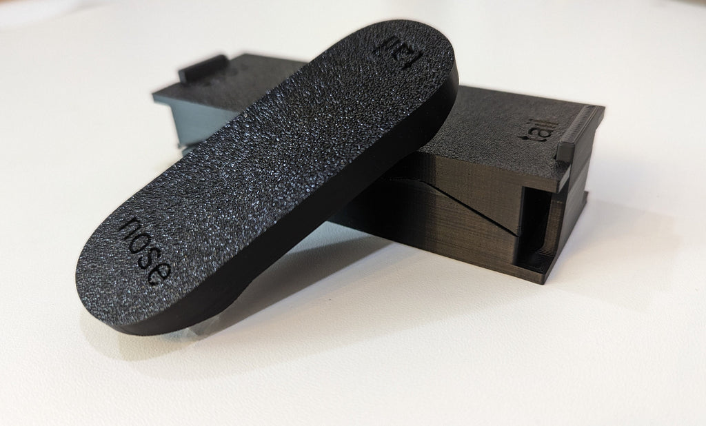 Fingerboard Mold & Shaper Kit - 96mm x 35mm - DIY Custom Boards digital download, front view