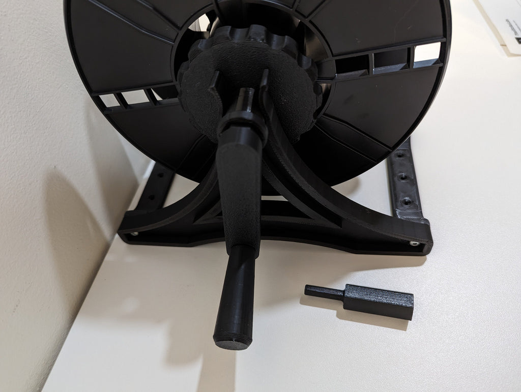 Winding Machine (Auto & Manual) with Drill Adapter for Yarn, Wool, Cords, Cables, Filament, Christmas Lights. Yarn winder, wool winder - Orange