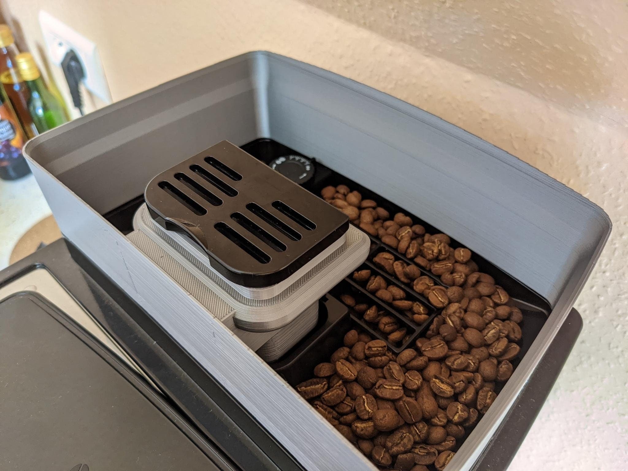 Coffee Bean Extension for DeLonghi ECAM / Magnifica S Models - 750 / 1000 gram expansion