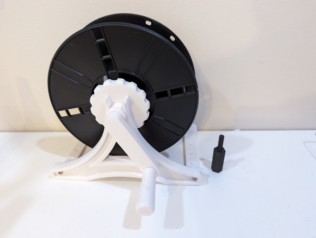 Winding Machine (Auto & Manual) with Drill Adapter for Yarn, Wool, Cords, Cables, Filament, Christmas Lights. Yarn winder, wool winder - Pink