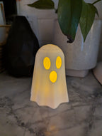 Cute Tea Light Ghosts - Set of 3 White
