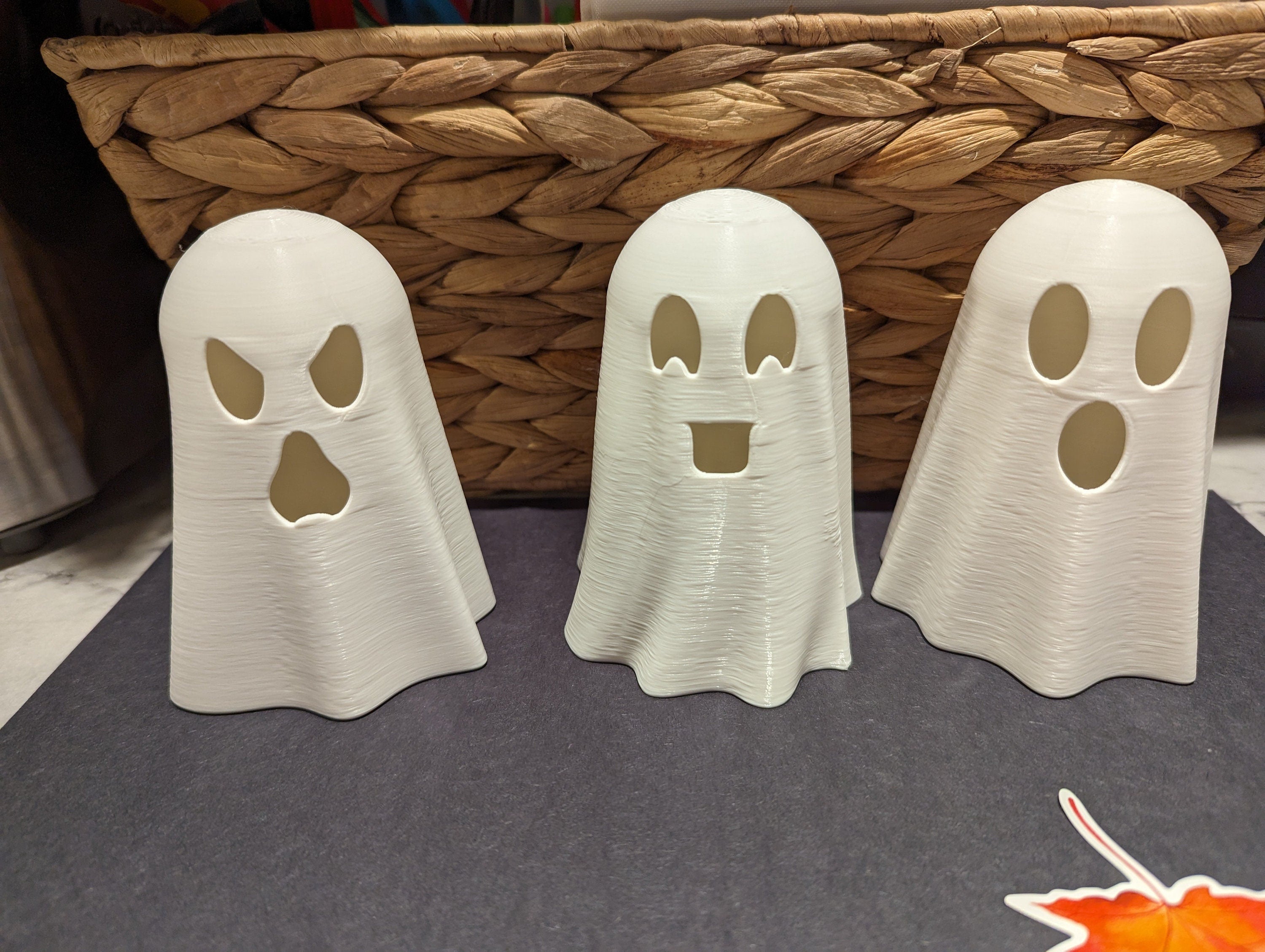 Cute Tea Light Ghosts