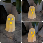 Cute Tea Light Ghosts - Set of 3 Green