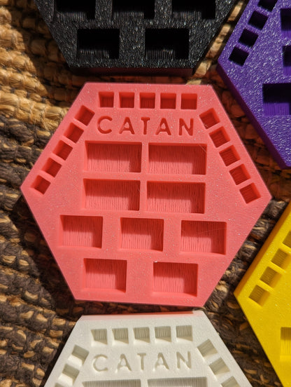 Game Piece Holders for Settlers Of Catan Board Game