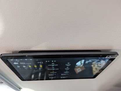 Slim iPad Compatible Hidden Wall Mount - Fits all iPad, iPad Air, and iPad Pro models.