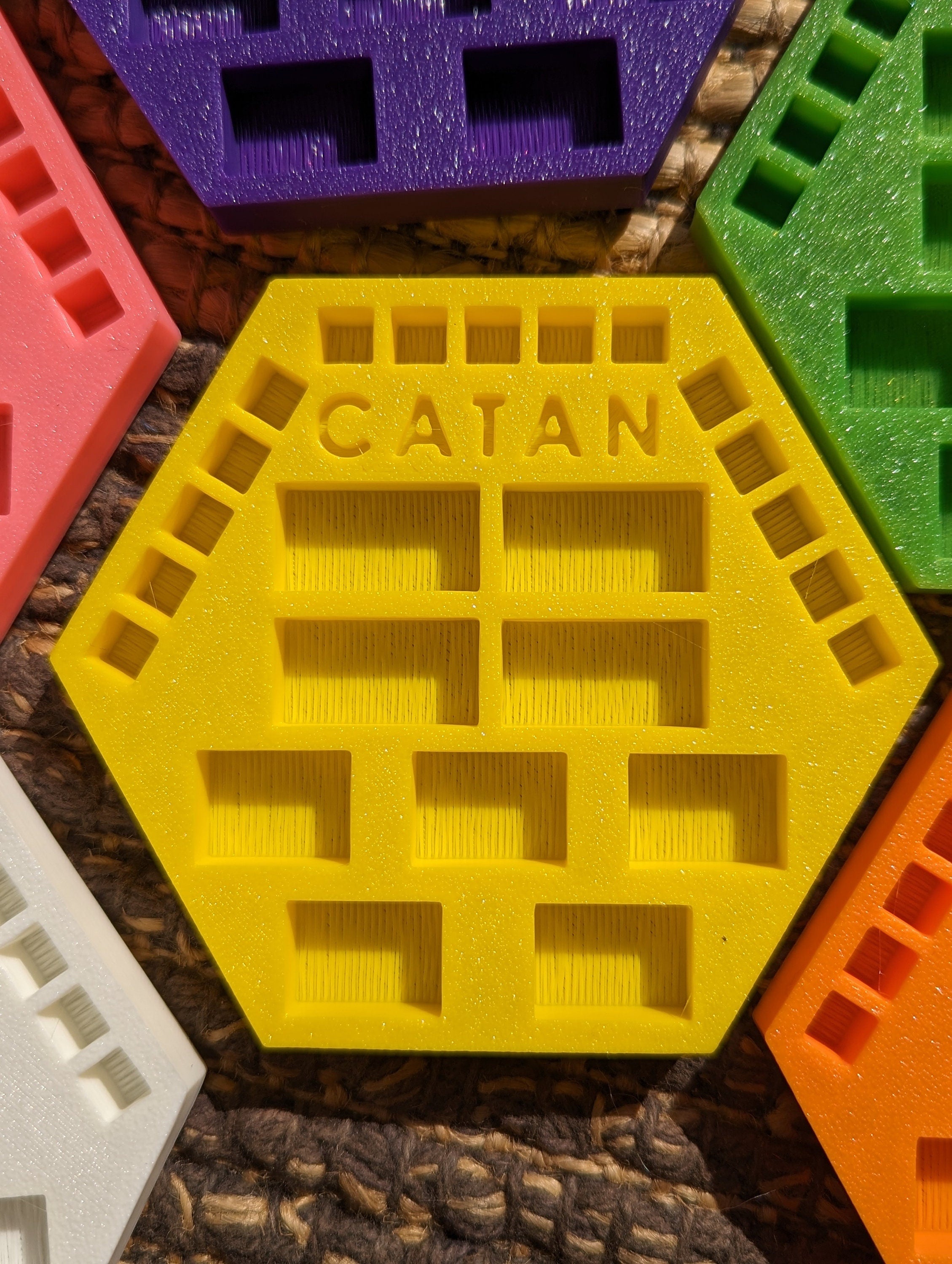 Game Piece Holders for Settlers Of Catan Board Game - Black 4