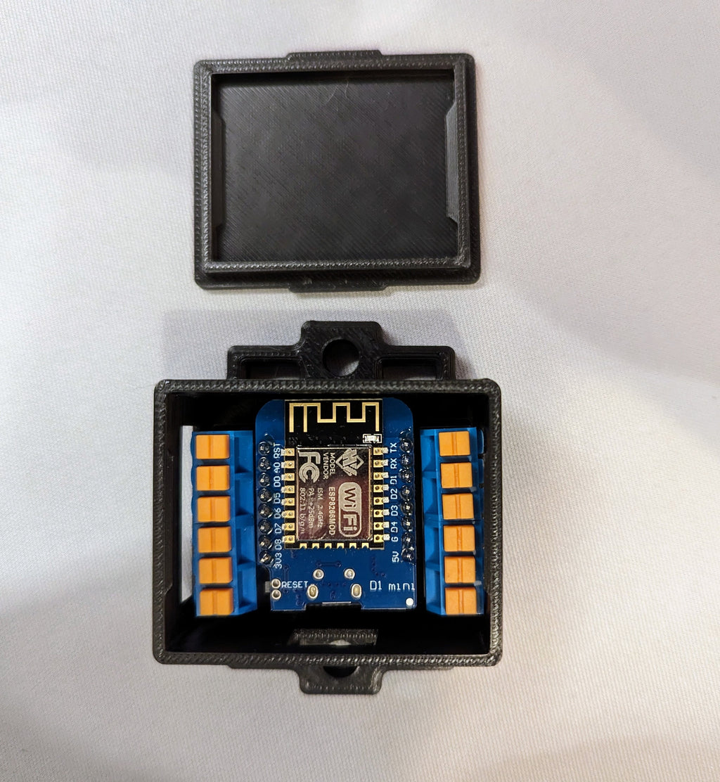 Ratgdo Enclosure For 32, 2.5,2.52i, 2.5i, 2.53i etc Holster Case - Toolless Enclosure for ESPHome / MyQ enclosure photo
