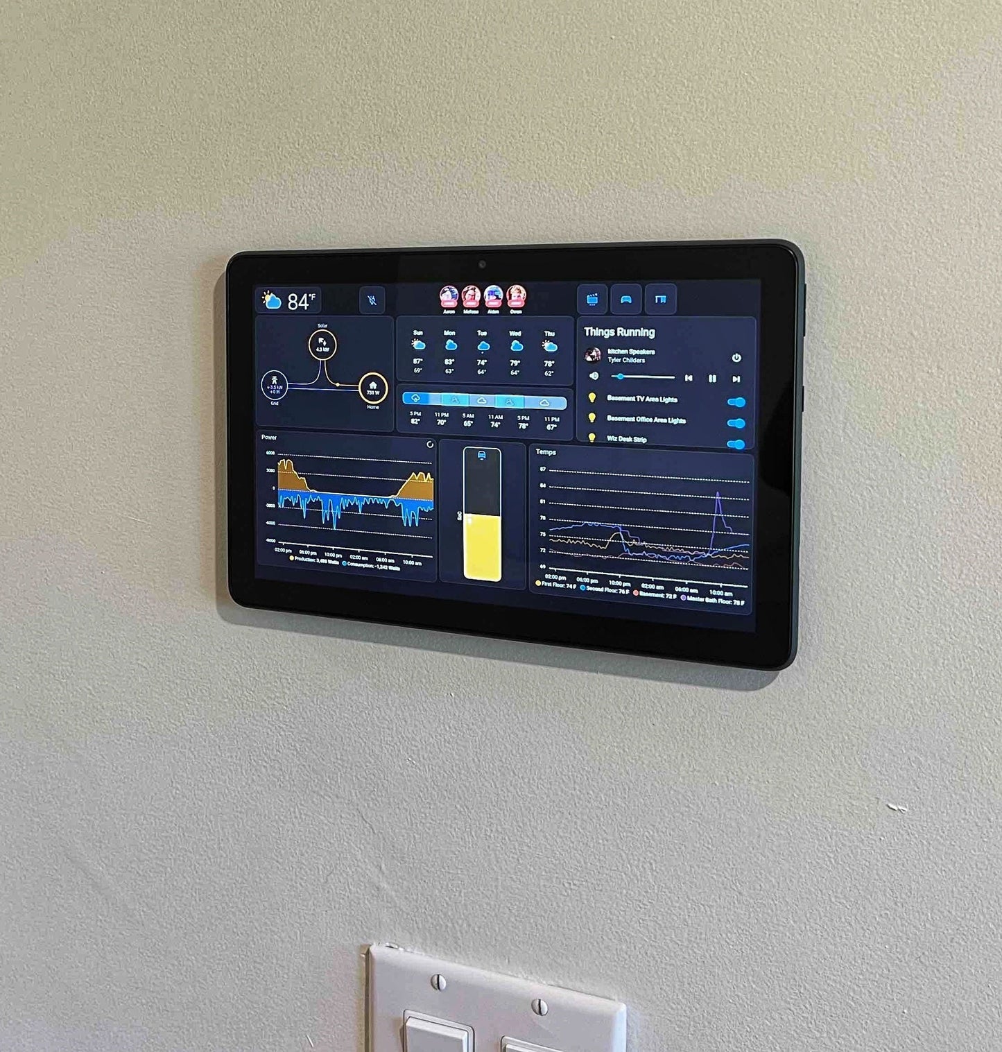 Fire HD Compatible Tablet Wall Dock