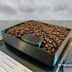 Coffee Hopper Extension for DeLonghi Autentica ETAM 29.510 - Black (Plain) 45mm