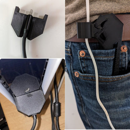 USB C Strain Relief and VR Cable Guide For PSVR2 Headsets. Compatible with Ps5, Playstation vr 2