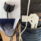 USB C Strain Relief and VR Cable Guide For PSVR2 Headsets. Compatible with Ps5, Playstation vr 2 - Full Kit White