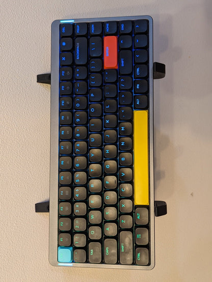 Wall Mounted Mechanical Keyboard Display Stand | Adjustable Width Keyboard Shelf