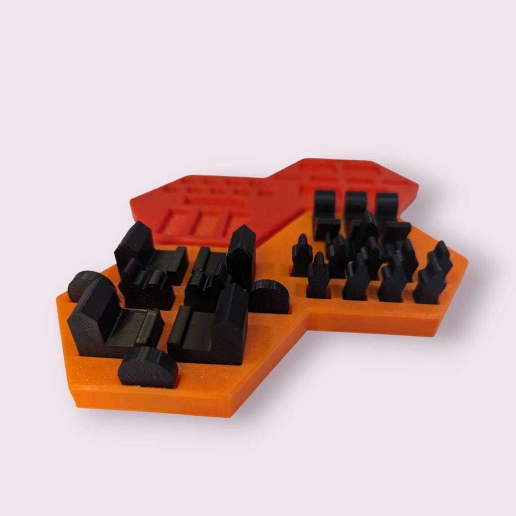 Explorers and pirates game piece tray