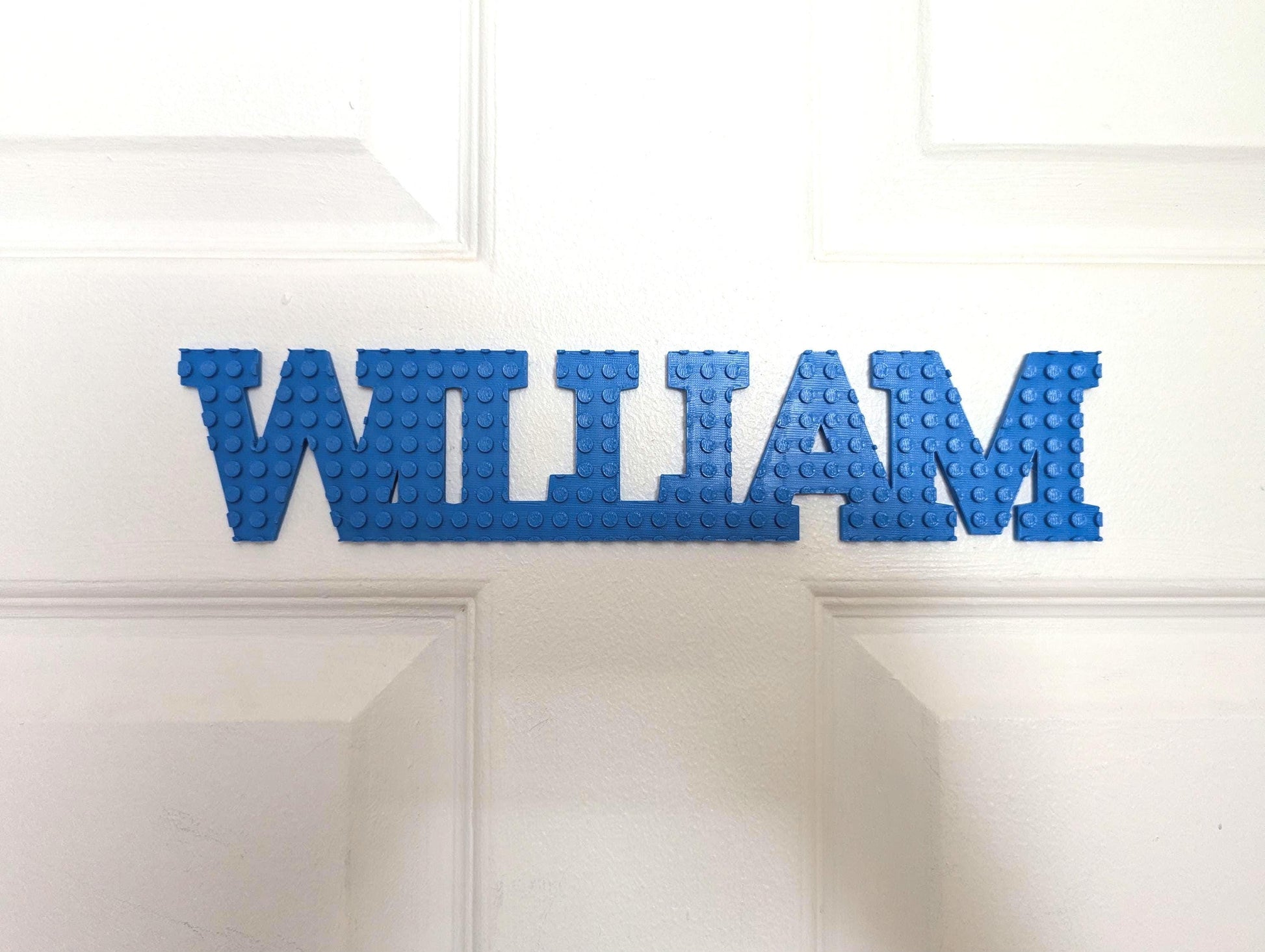 Brick Themed Kids Room Door Signs - Personalized Name