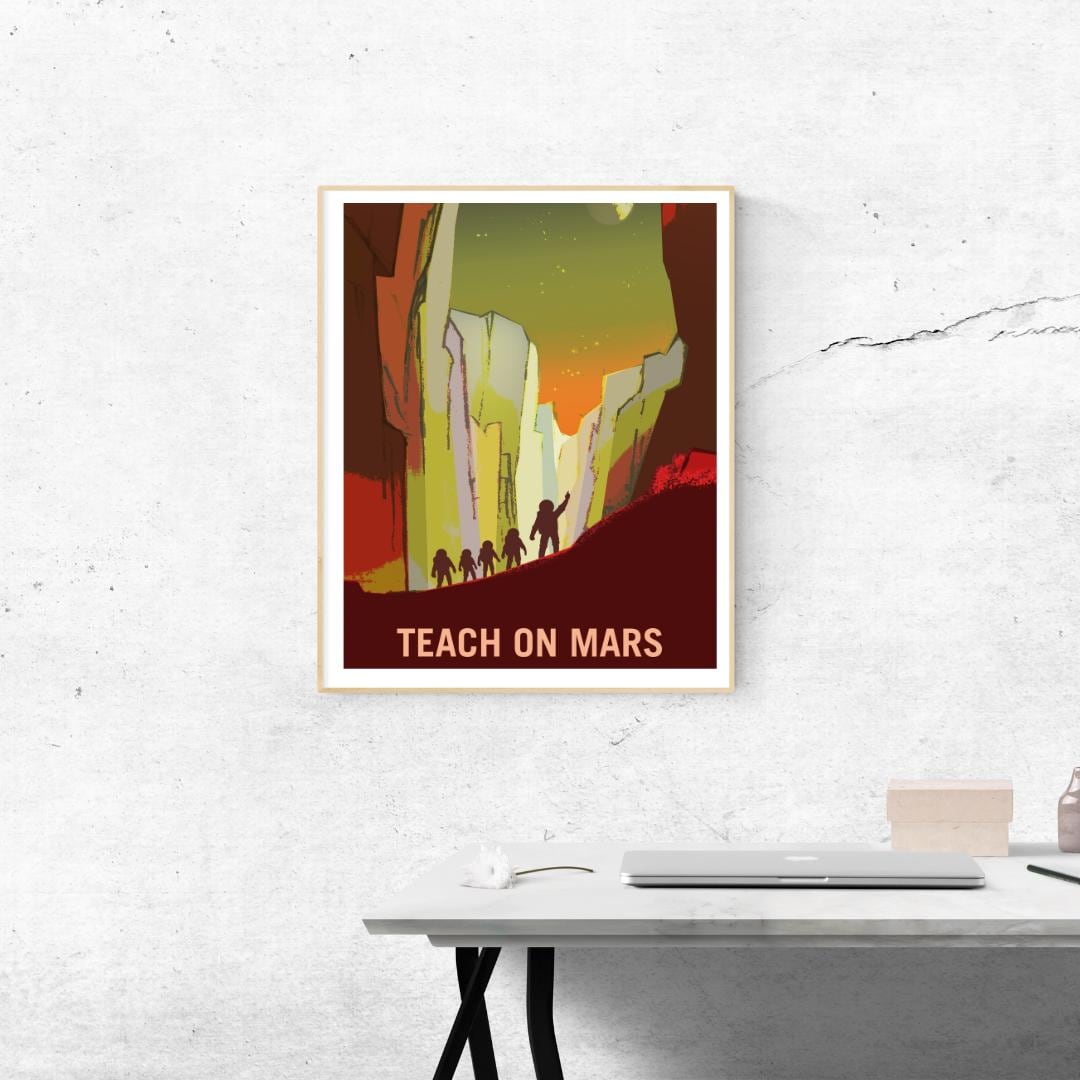 Space NASA Themed Retro Digital Wall Art - 120+ Prints