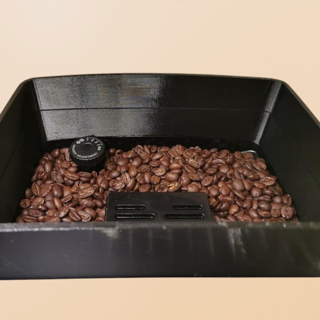DeLonghi Dinamica Plus Compatible Hopper Extension for Increased Coffee Bean Capacity