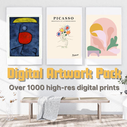 digital vintage artwork prints