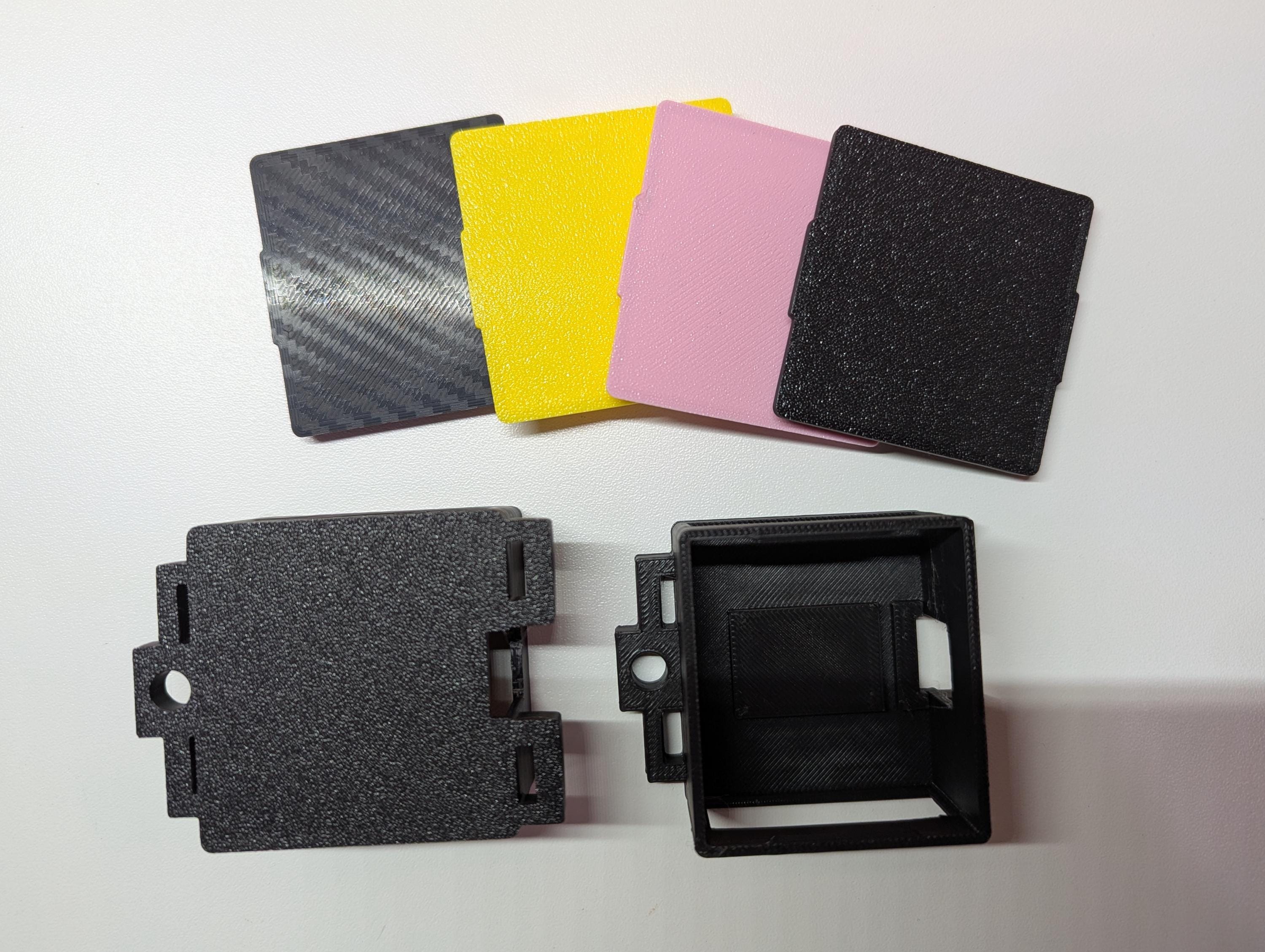 Ratgdo 32 Compatible Holster Protective Case Tooless Enclosure - Ratgdo32 Case for MyQ Alternative Esphome/Mqtt Board - Black Grey
