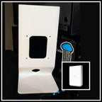 Desk Stand for Ubiquiti Unifi U6-IW (U6+ Compatible) - Wireless Access Point Desk Stand for wallmount APs - White 3 Pack