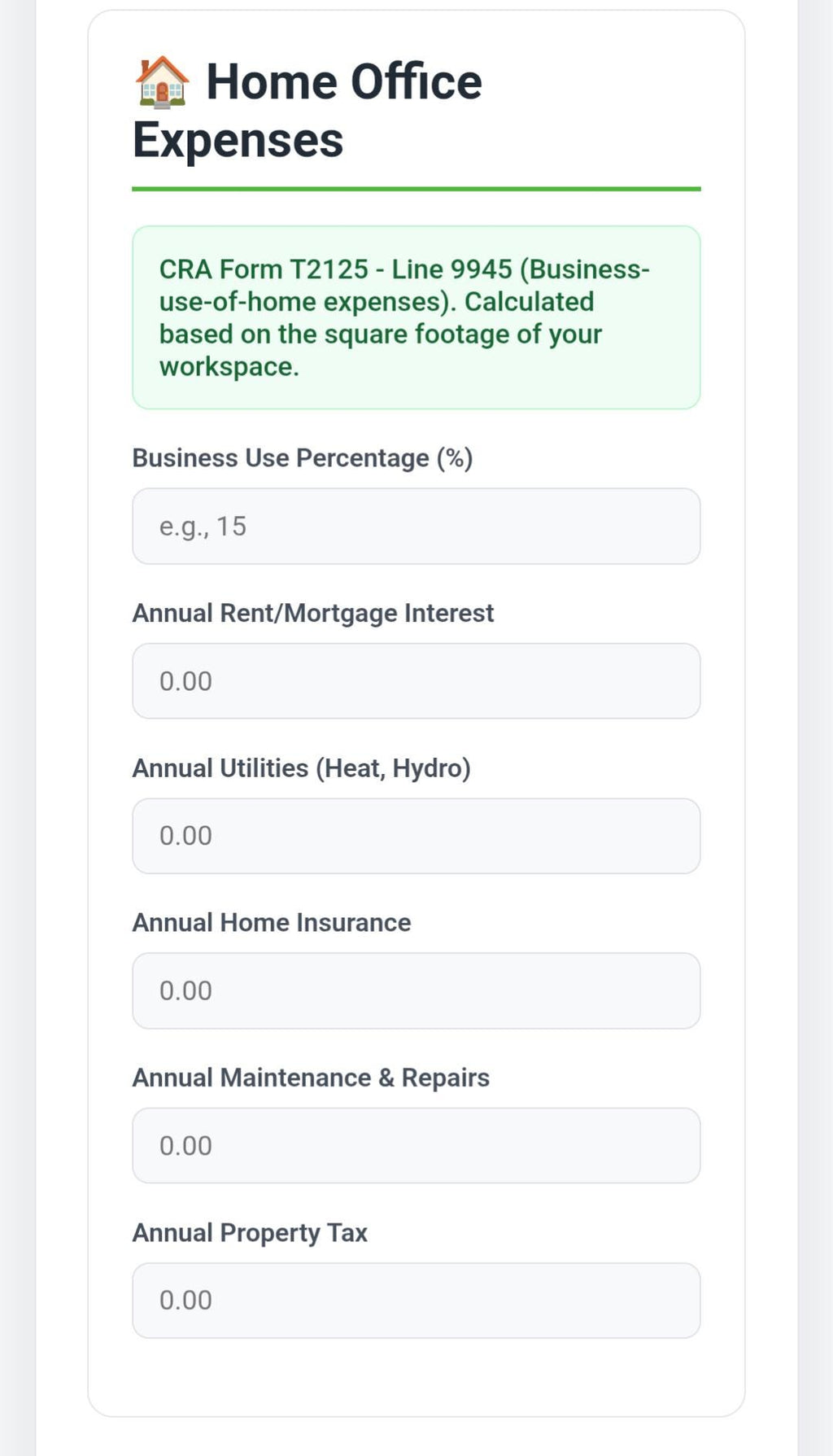 Canadian Shopify / Etsy Tax Template | Small Business Bookkeeping Spreadsheet for CRA | T2125 Form Helper