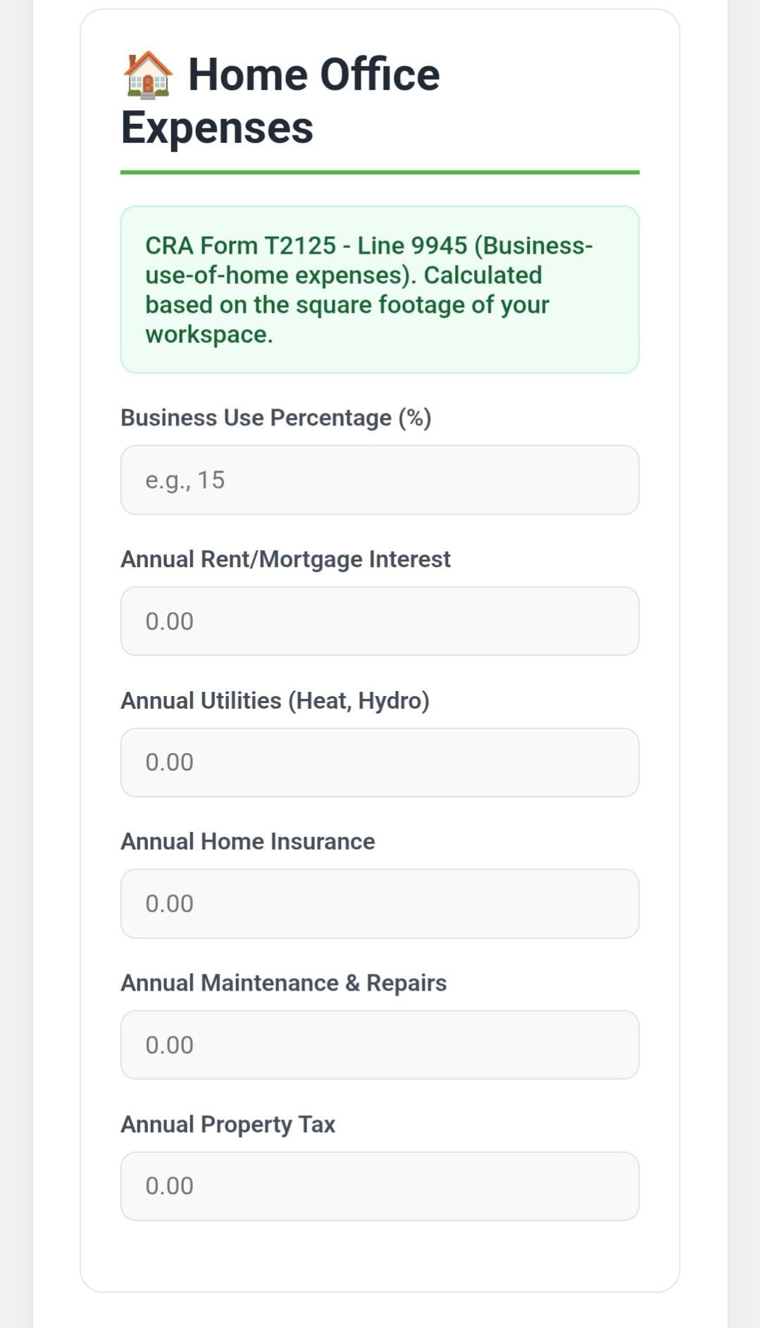 Canadian Shopify / Etsy Tax Template | Small Business Bookkeeping Spreadsheet for CRA | T2125 Form Helper