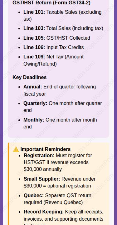 Etsy HST Remittance Calculator | Small Business Bookkeeping Spreadsheet for CRA | HST Canadian Tax Form Helper