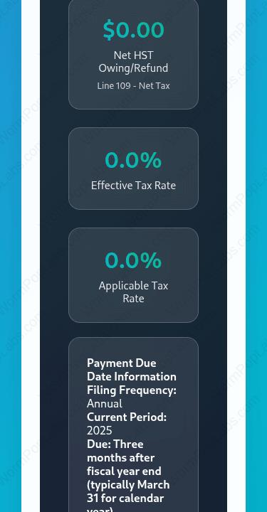 Shopify Income & HST Remittance Calculator | Small Business Bookkeeping Tax Prep for CRA | HST Canadian Tax Form Helper