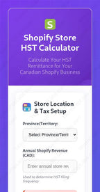 Shopify HST Tax Calculator: Canadian Small Business Bookkeeping Spreadsheet
