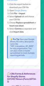 Shopify Income Tax & HST Calculator for Canadian Sellers - CRA template, product view