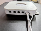 Multi-Mount for Ubiquiti Cloud Gateway - Wall/Desk/Ceiling networking mount, side view