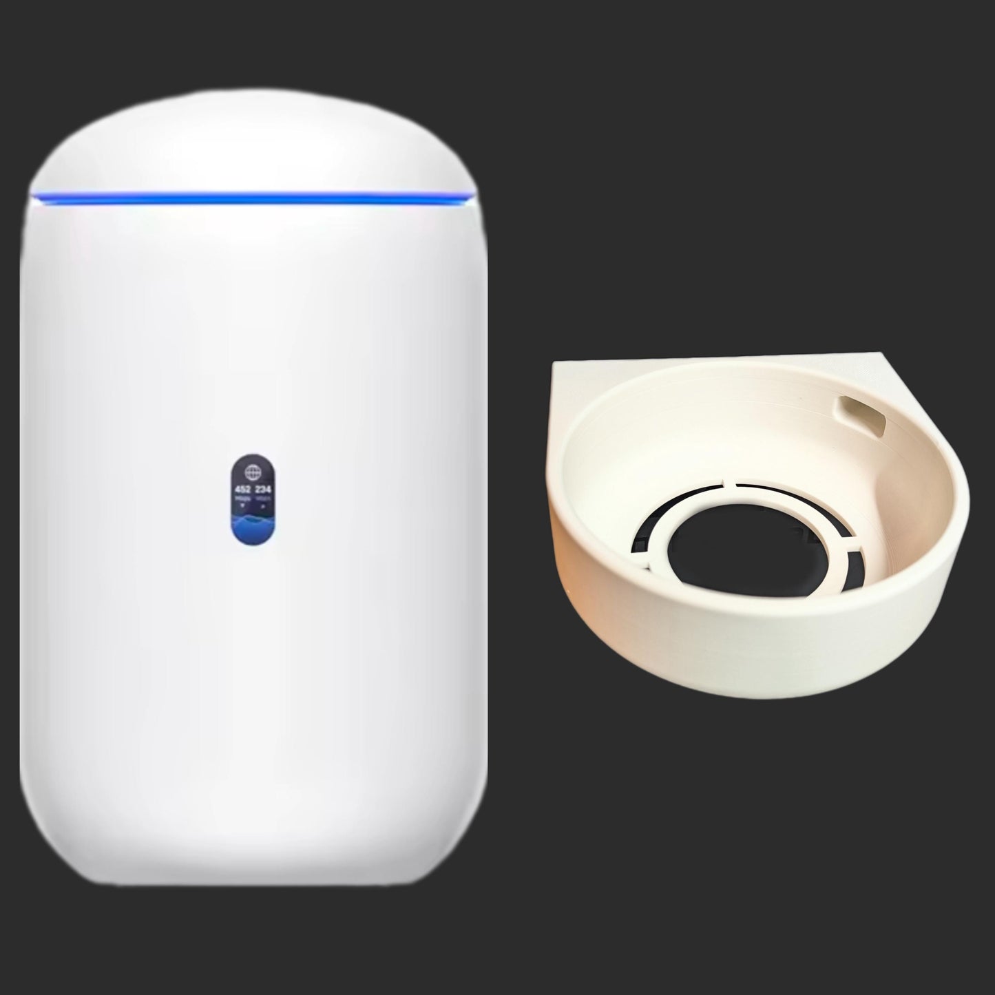 Wall Mount for UniFi Dream Router | Low-Profile Vertical Bracket for Ubiquiti UDR UDR-7, Space-Saving Router Holder