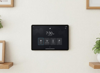 Tablet Mount Home Assistant Dasbboard - Fits North American Junction Boxes - Tablet Quick Release Mounting System