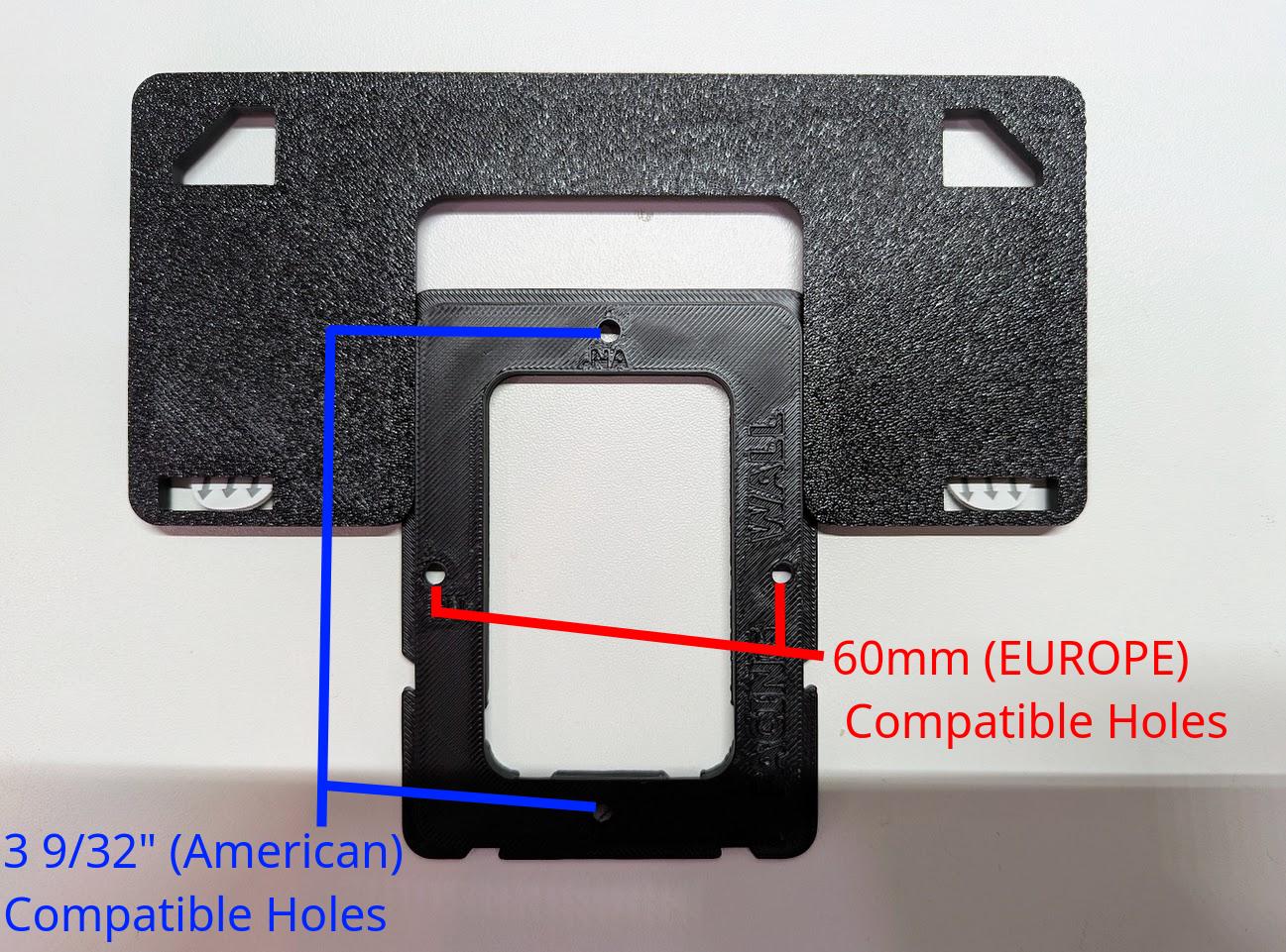 Tablet Mount Home Assistant Dashboard - Fits EU & North American Junction Boxes - Tablet Quick Release Mounting System