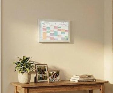 Low Profile Skylight Calendar Wall Mount