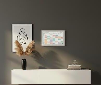 Low Profile Skylight Calendar Wall Mount