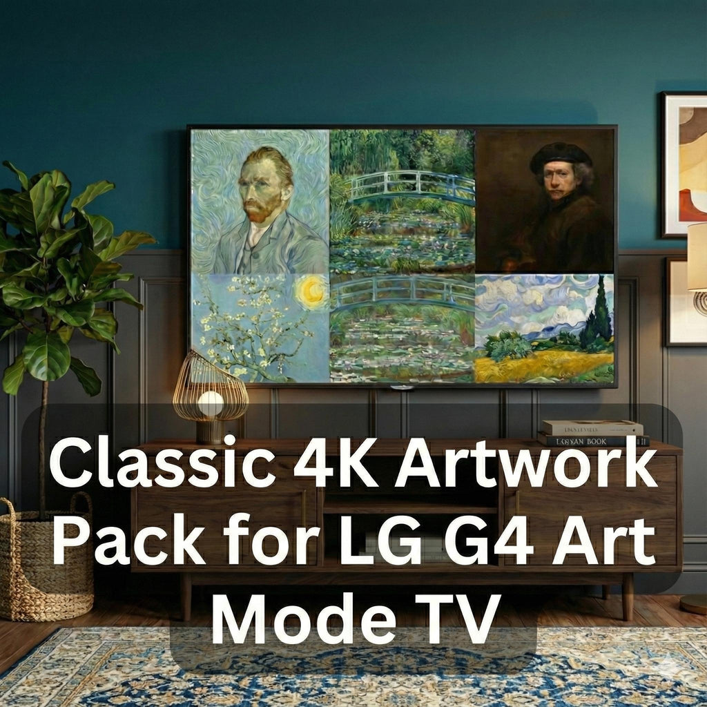 LG Gallery G4 Classic Art Pack [No AI]- (200+ 4K Ultra HD Classical Art Collection)