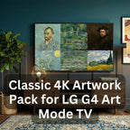 LG Gallery G4 Classic Art Pack [No AI]- (200+ 4K Ultra HD Classical Art Collection)