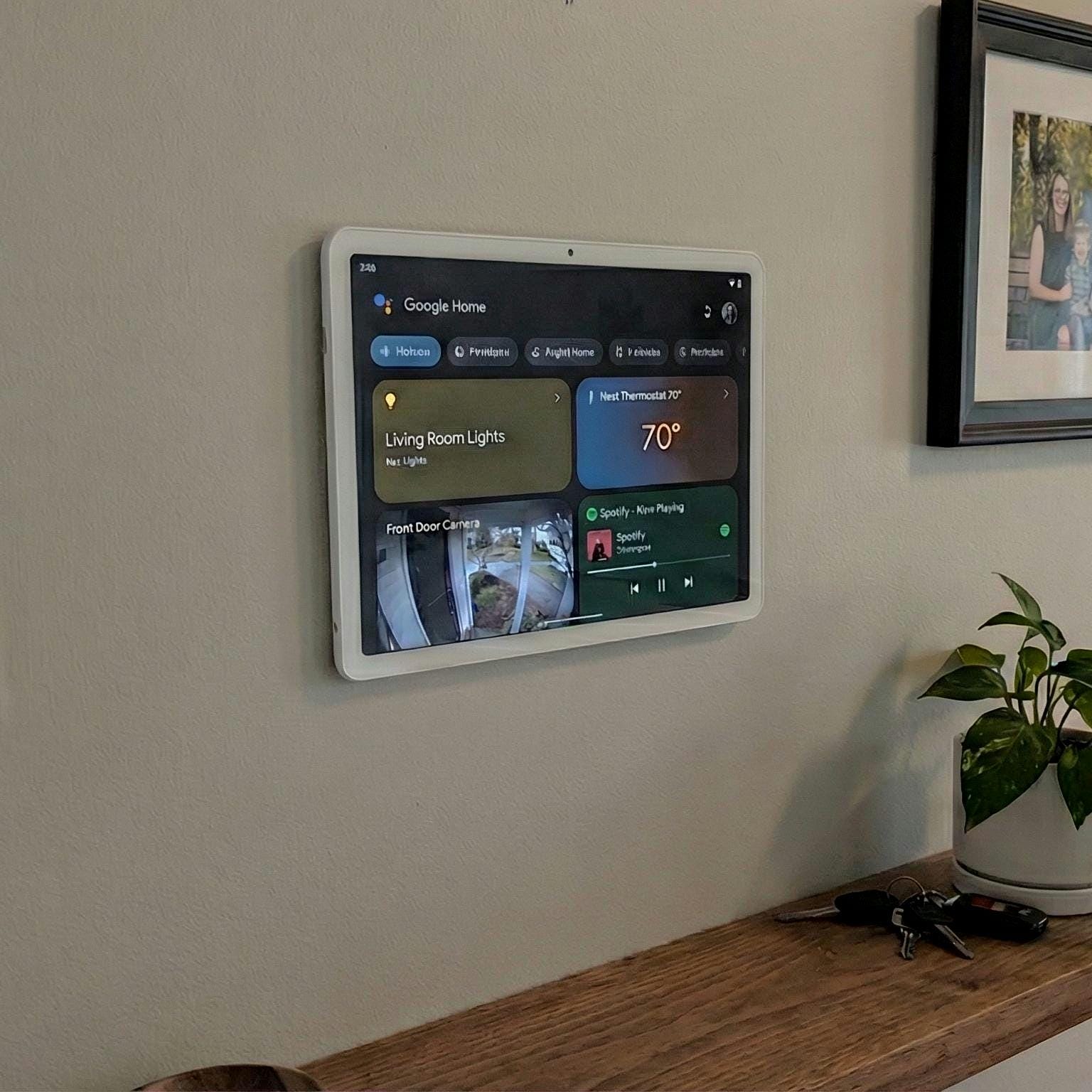 Invisible Low Profile Google Pixel Tablet Wall Mount - Universal Fit