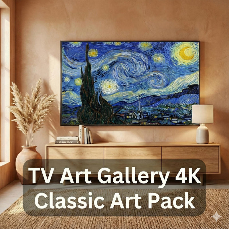 4K TV Art mode Pack Classic Digital Art [No Ai]- (200+ 4K Ultra HD Classical Art Collection