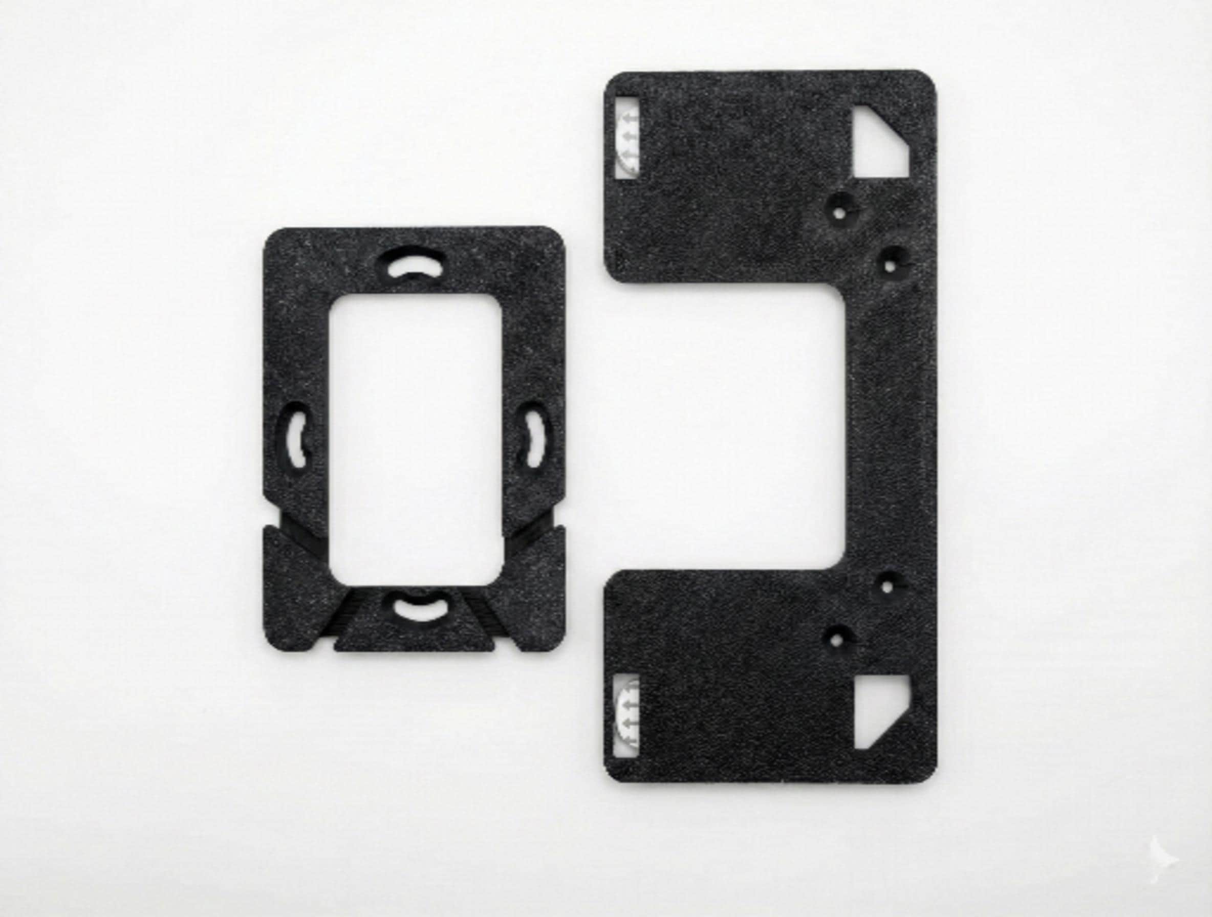 FRAMELESS TABLET MOUNT - For iPad, Samsung Galaxy, FireHD | Supports Charging Slot & Junction Box | Home Assistant and Spotify Display