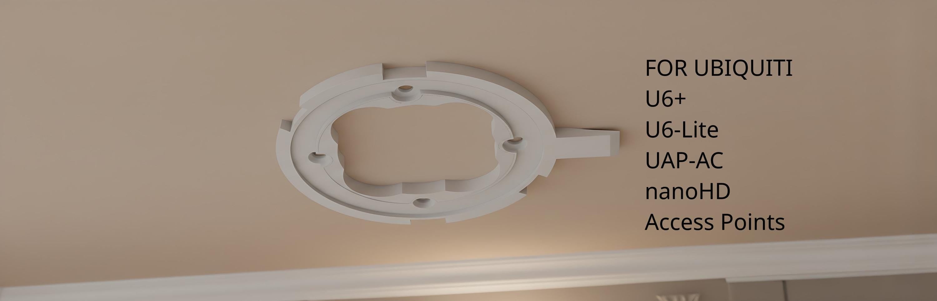 Mounting Bracket for Ubiquiti U6+ U6 Lite nanoHD,UAP-AC-Lite U6 Plus