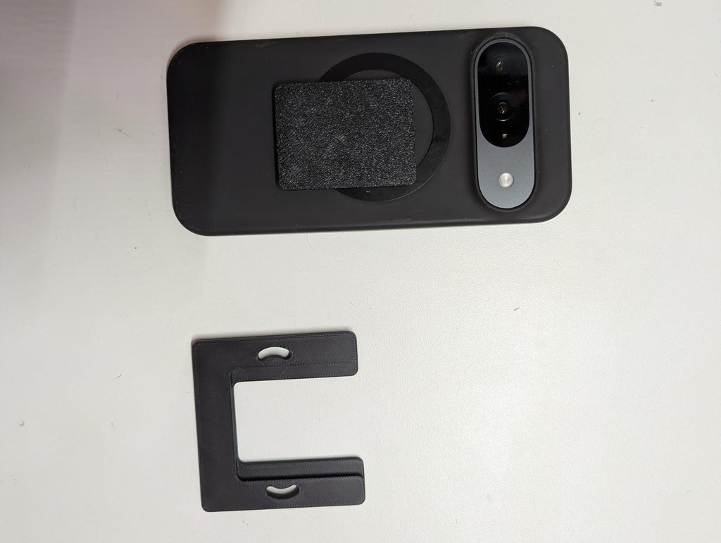 Frameless Phone Wall Mount System - Invisible Smartphone Bracket for HomeAssistant Remote, Spotify Player, Phone Camera Mount